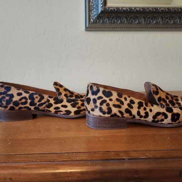 Madewell Francis Loafer, Calf Hair Leopard Print SIZE 9 - Picture 4 of 7